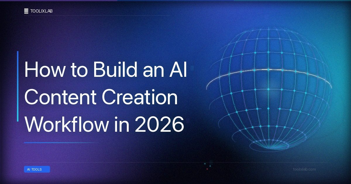 How to Build an AI Content Creation Workflow in 2026
