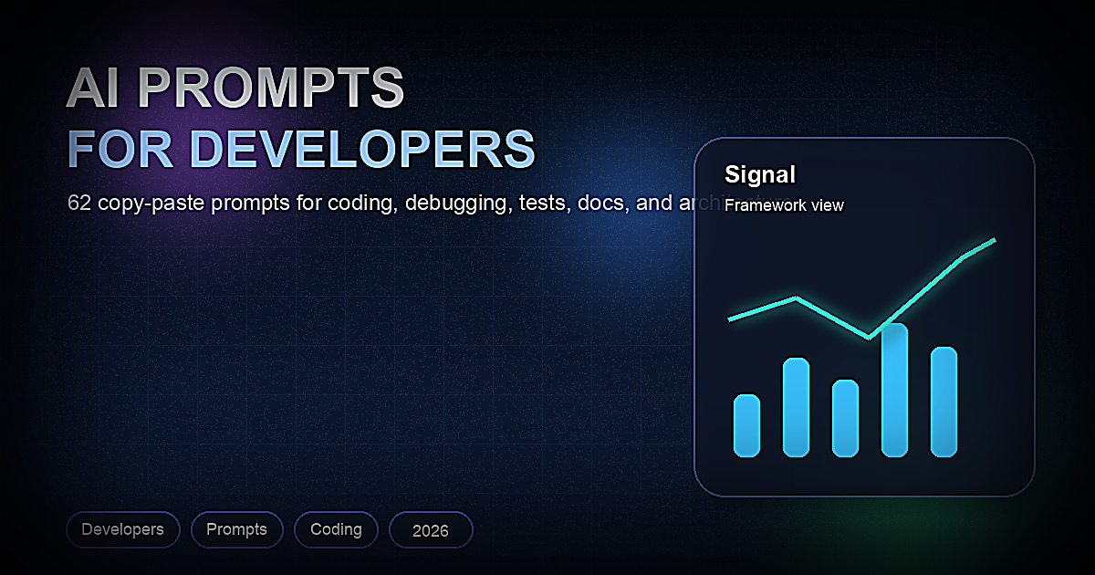 Best AI Prompts for Developers & Engineers 2026