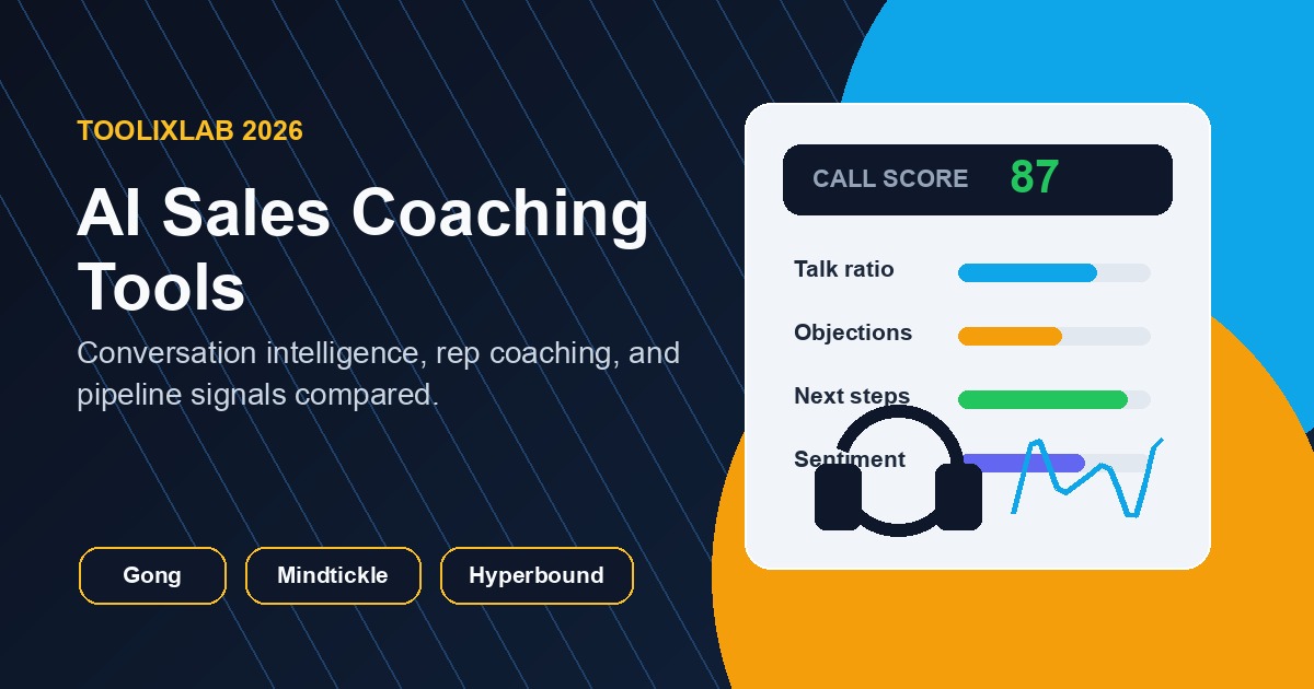 AI Sales Coaching Tools 2026: Best Platforms Compared