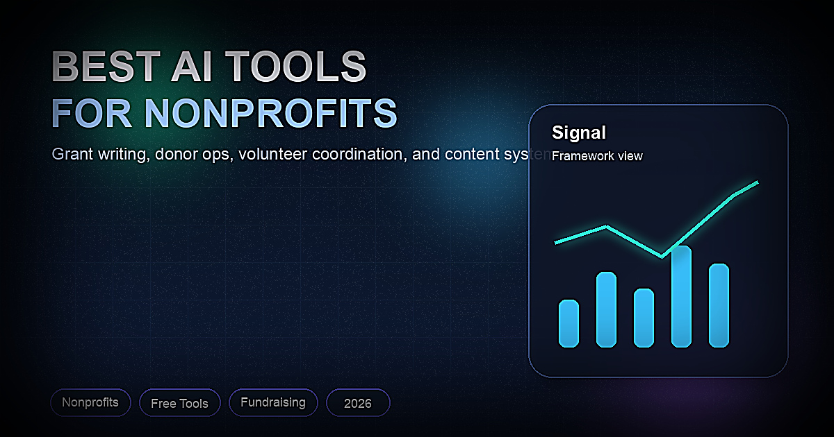 Best AI Tools for Nonprofits 2026 (Free & Paid)