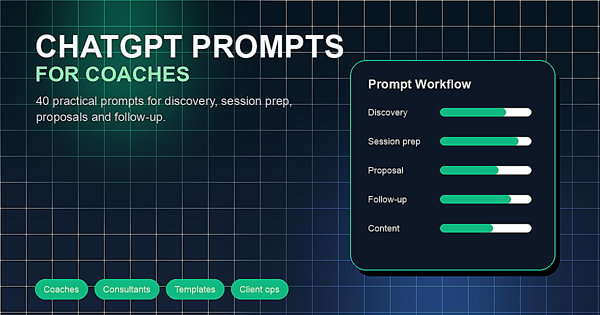 50 Best ChatGPT Prompts for Coaches in 2026