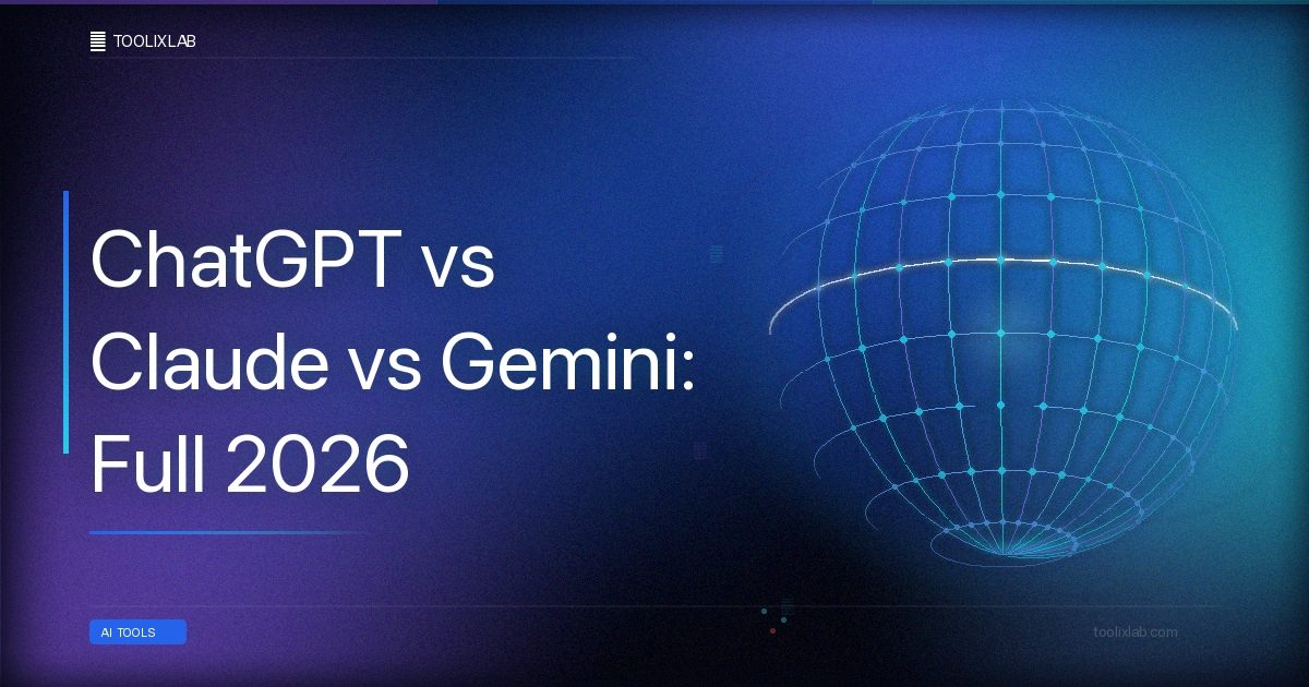 ChatGPT vs Claude vs Gemini: Full 2026 Comparison + Verdict