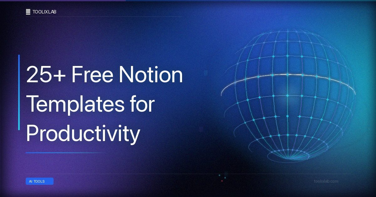 25+ Free Notion Templates for Productivity [2026 Download]