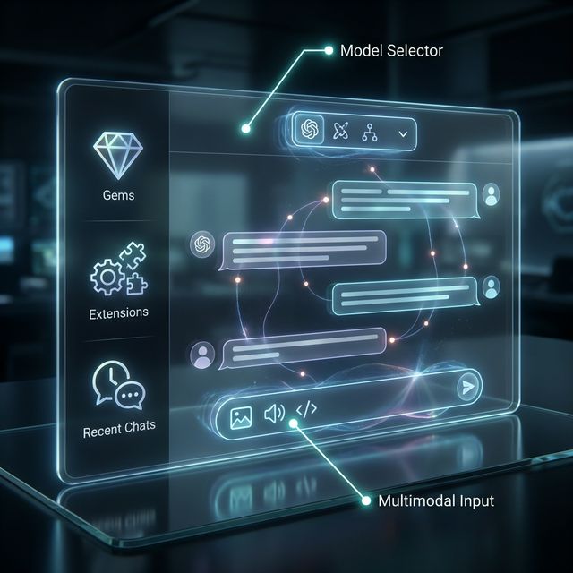 Google Gemini interface guide 2026 labelled