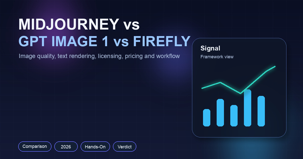 Midjourney vs DALL-E vs Adobe Firefly: Which AI Image Generator Wins in 2026?