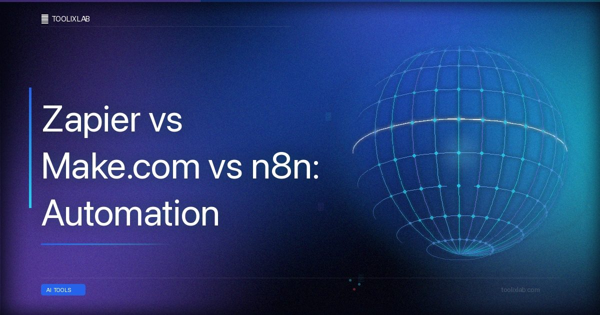 Zapier vs Make.com vs n8n: Automation Comparison 2026